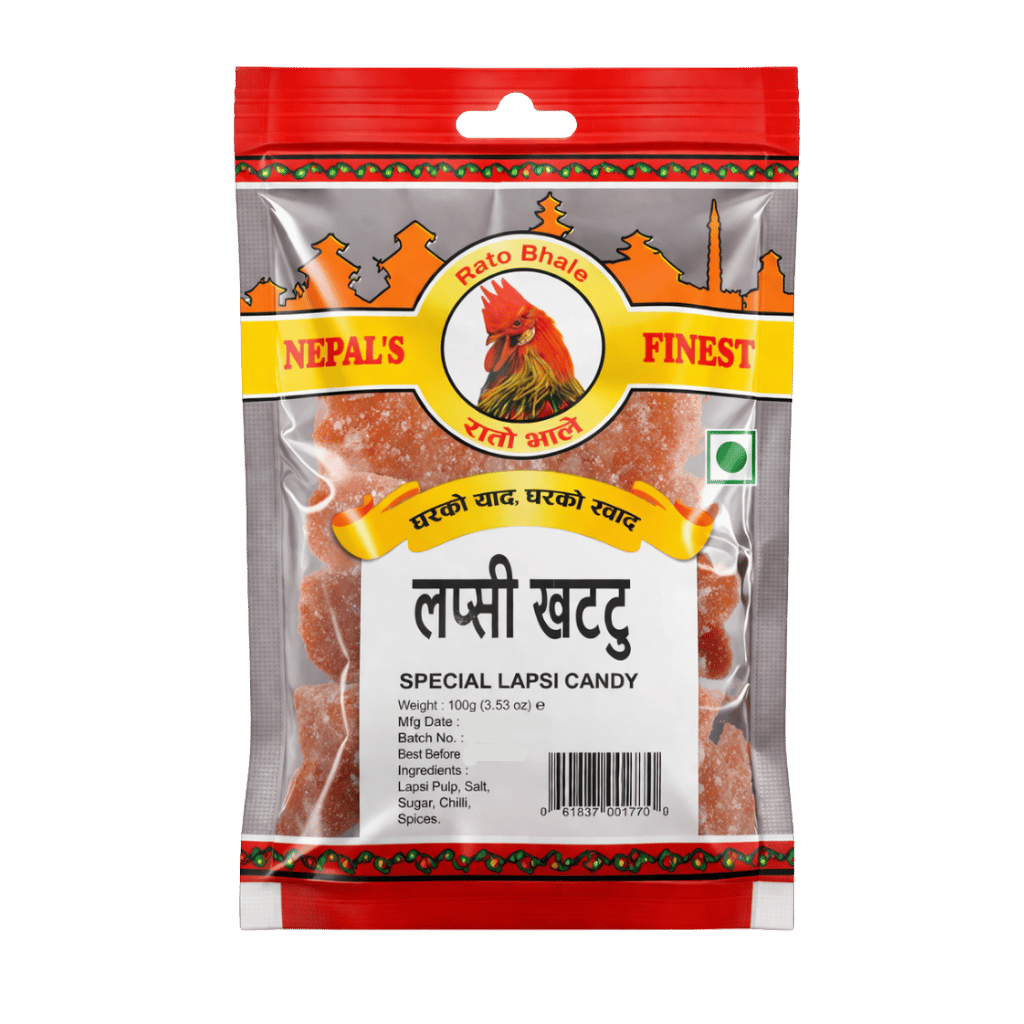 Rato bhale Special Lapsi Candy 100 g buy online USA - 1